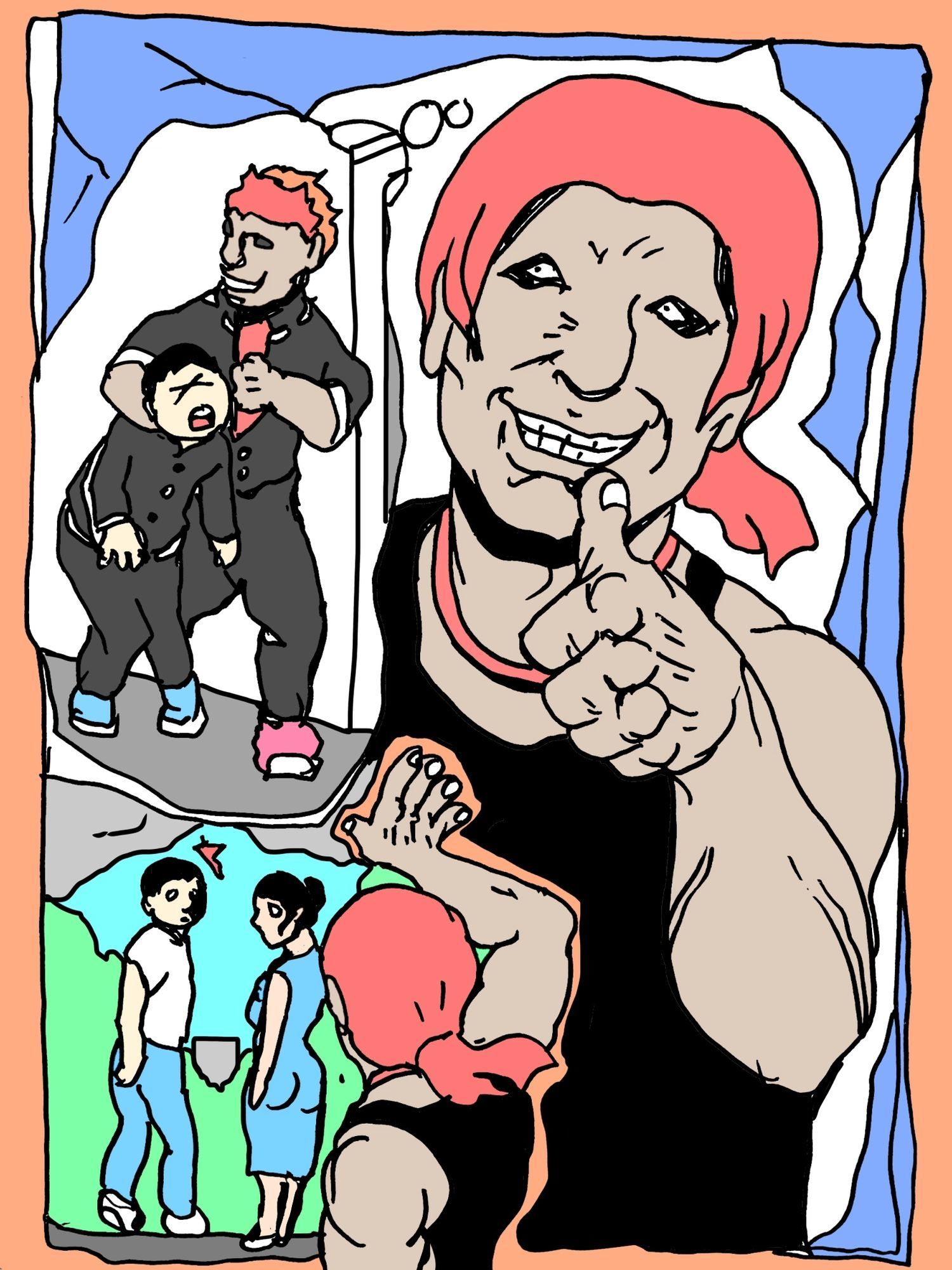 数年ぶりに再会した親友とその奥さんと仲良くなれて幸せです 画像2