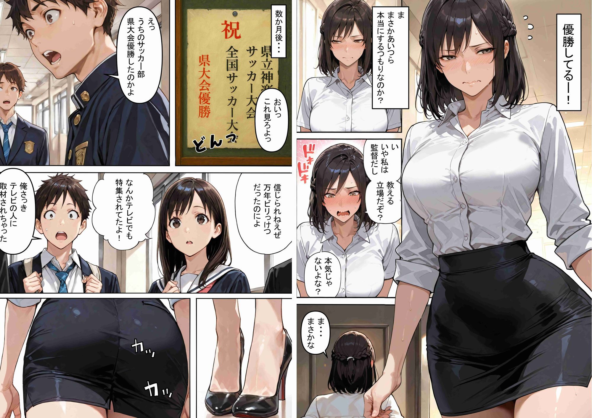 優勝の代償に身体を差し出した既婚女性監督の話。 画像7