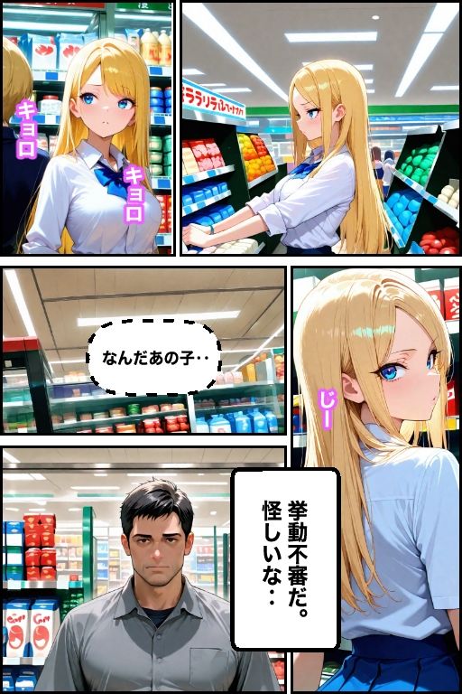 万引き現行犯！金髪ギャルを店長専用の「中出し肉便器」に分からせるまで 画像6