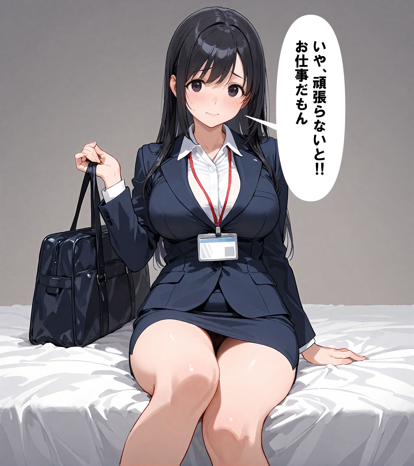 頑張る？新人営業マン 画像1