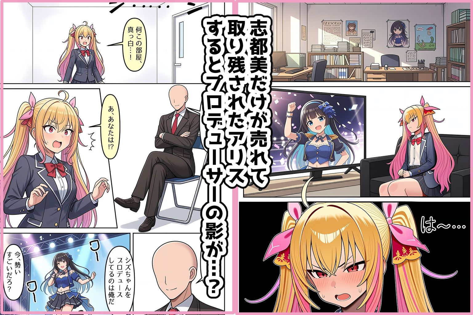 サンプル画像5:不人気アイドルが枕営業で絶頂に！！(ゆっちAIA) [d_737773]