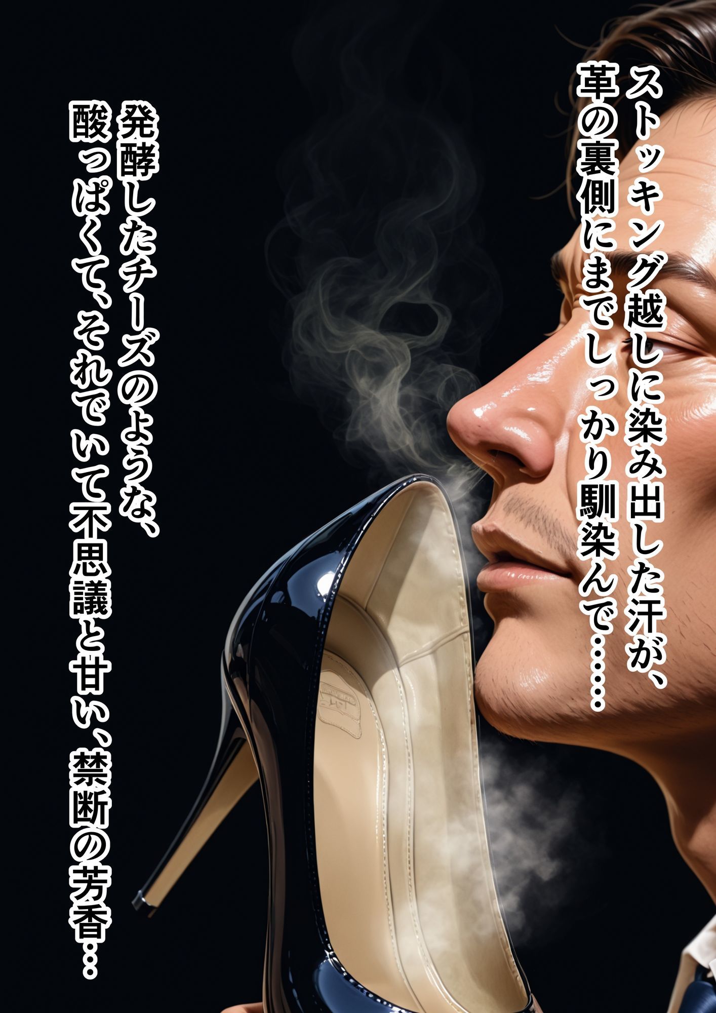 サンプル画像3:【匂いフェチ】足臭 〜エリート女上司の激蒸れ黒スト。一日中歩いたOLの「臭い」と熟成発酵した芳香〜(えっちな臭い) [d_737875]