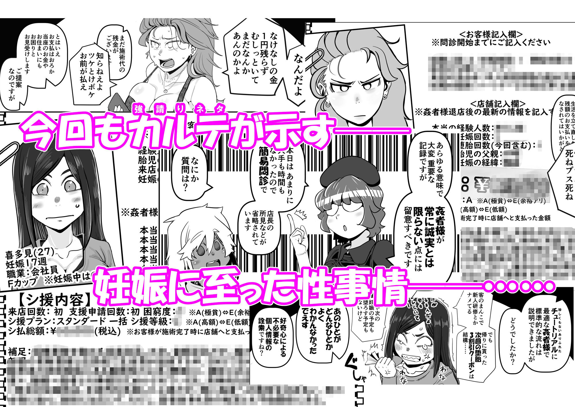 行列のデキる激安堕胎専門店 KARTE 02 驚きの低価格？これはご自身がつけた命のお値段ですが 画像9