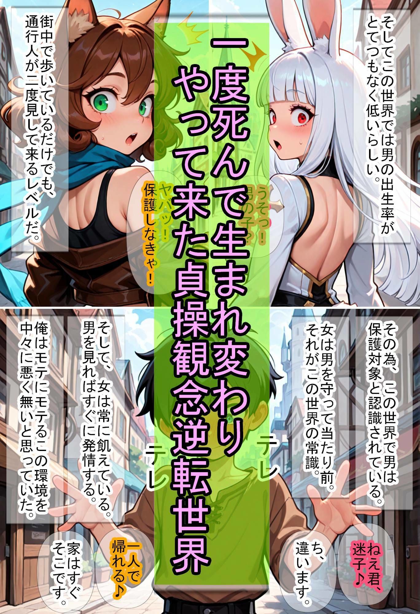 貞操逆転世界の異世界男娼 画像1