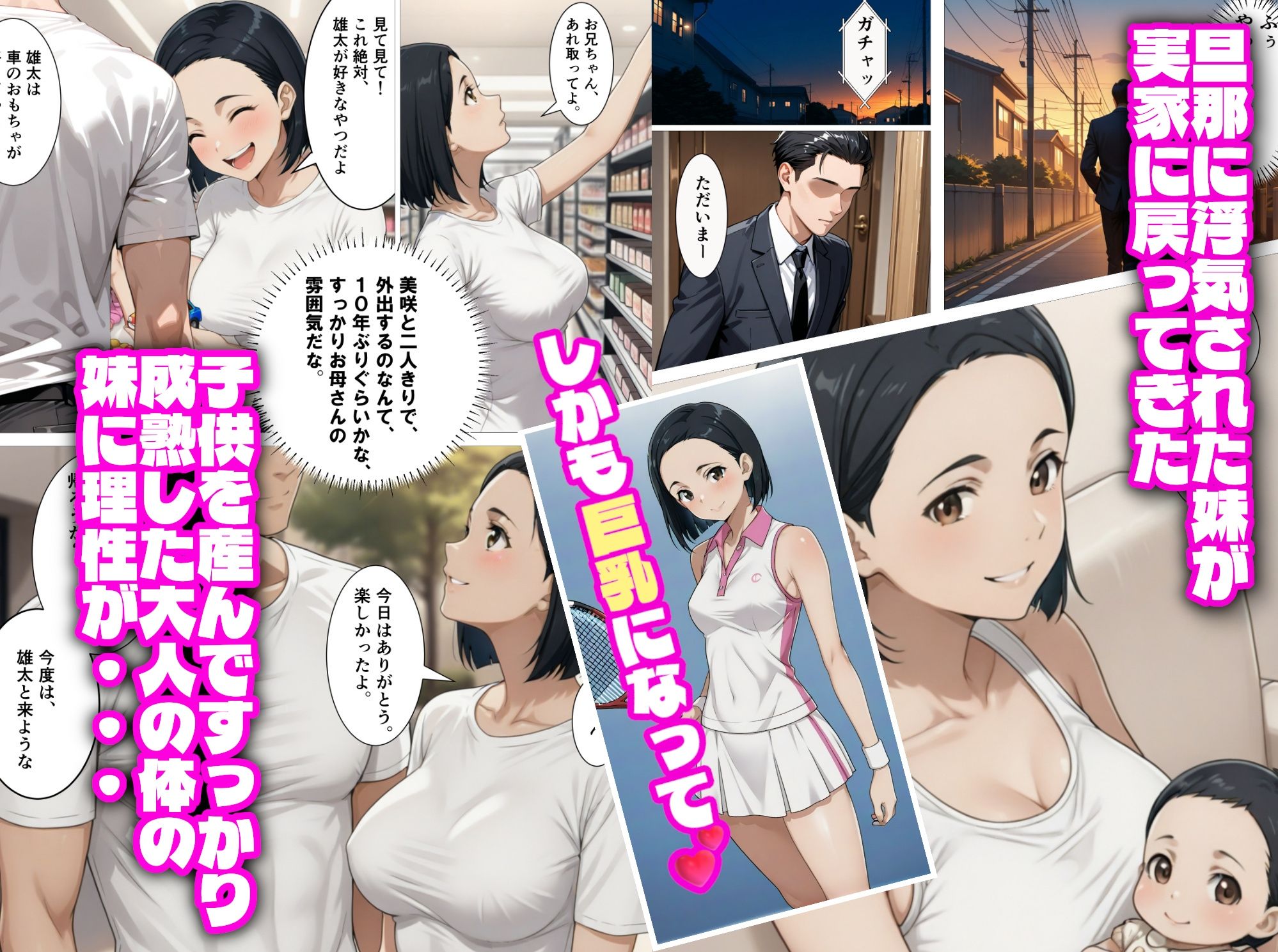 出戻り妹が巨乳になっていたので嫁にしてしまった話 画像1