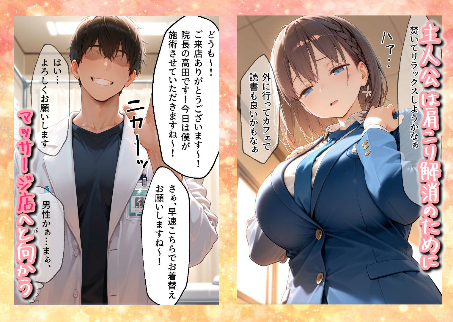 媚薬入りアロマで子宮にキス「先生、これってマッサージですか?」無謀にもイかされまくる話〜巨乳女子〇生編〜 画像1