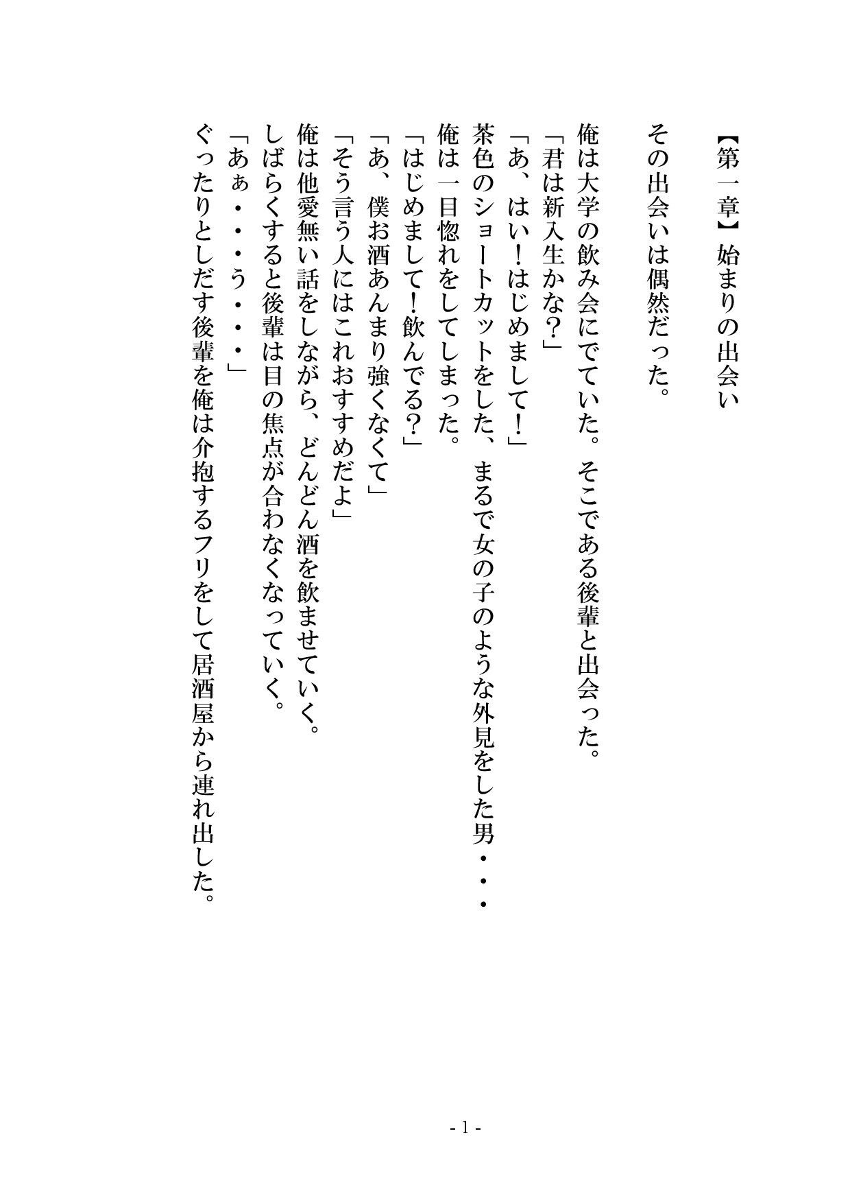 【小説版】後輩がかわいかったので調教して奴●にしてみた 画像2