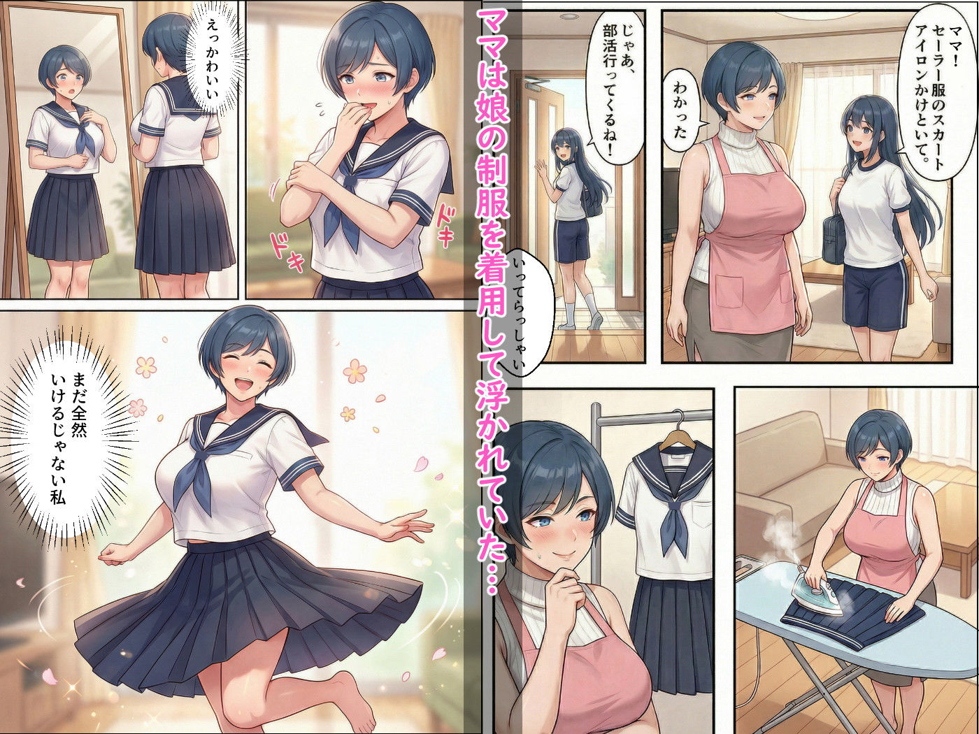 勝気ママの甘い弱点 〜ママが息子の甘いSEXで子宮までとろけちゃう話 画像1