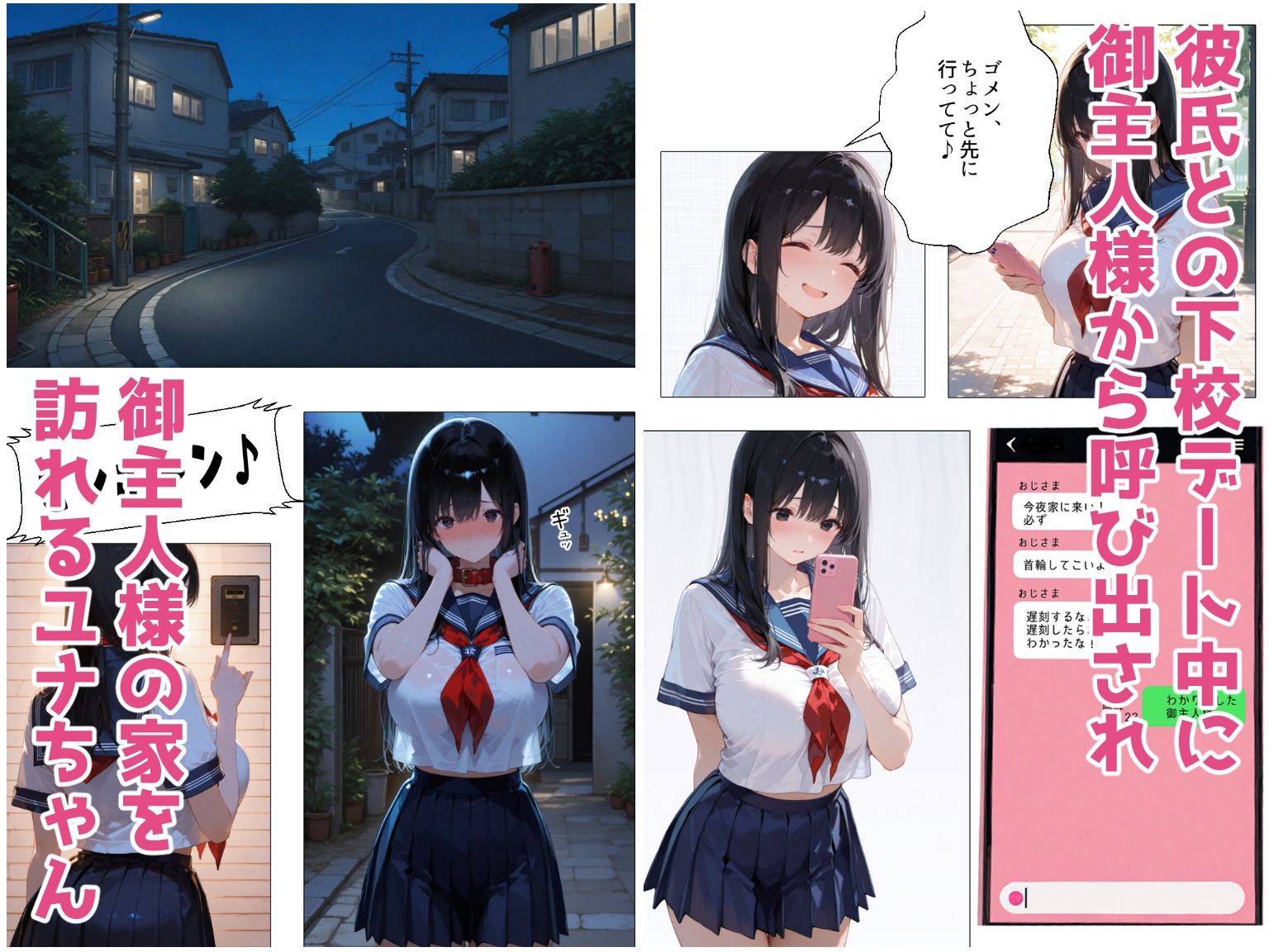 おじさんの性奴●になったユナちゃんの調教日記 画像1