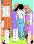 村の男たちの肉玩具人妻
