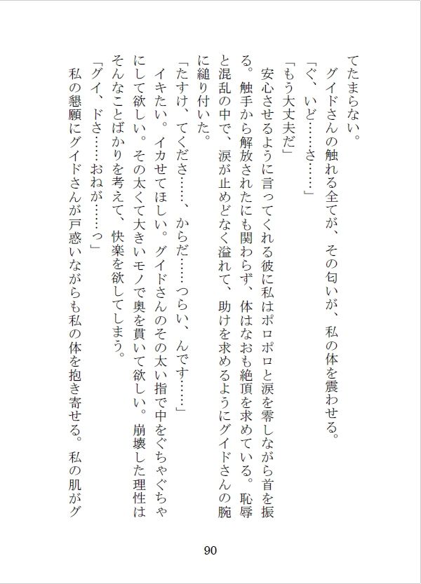 護衛の冒険者を雇って街の外に出たらえっちな目に遭っちゃったけれど、最愛の恋人を手に入れました サンプル7