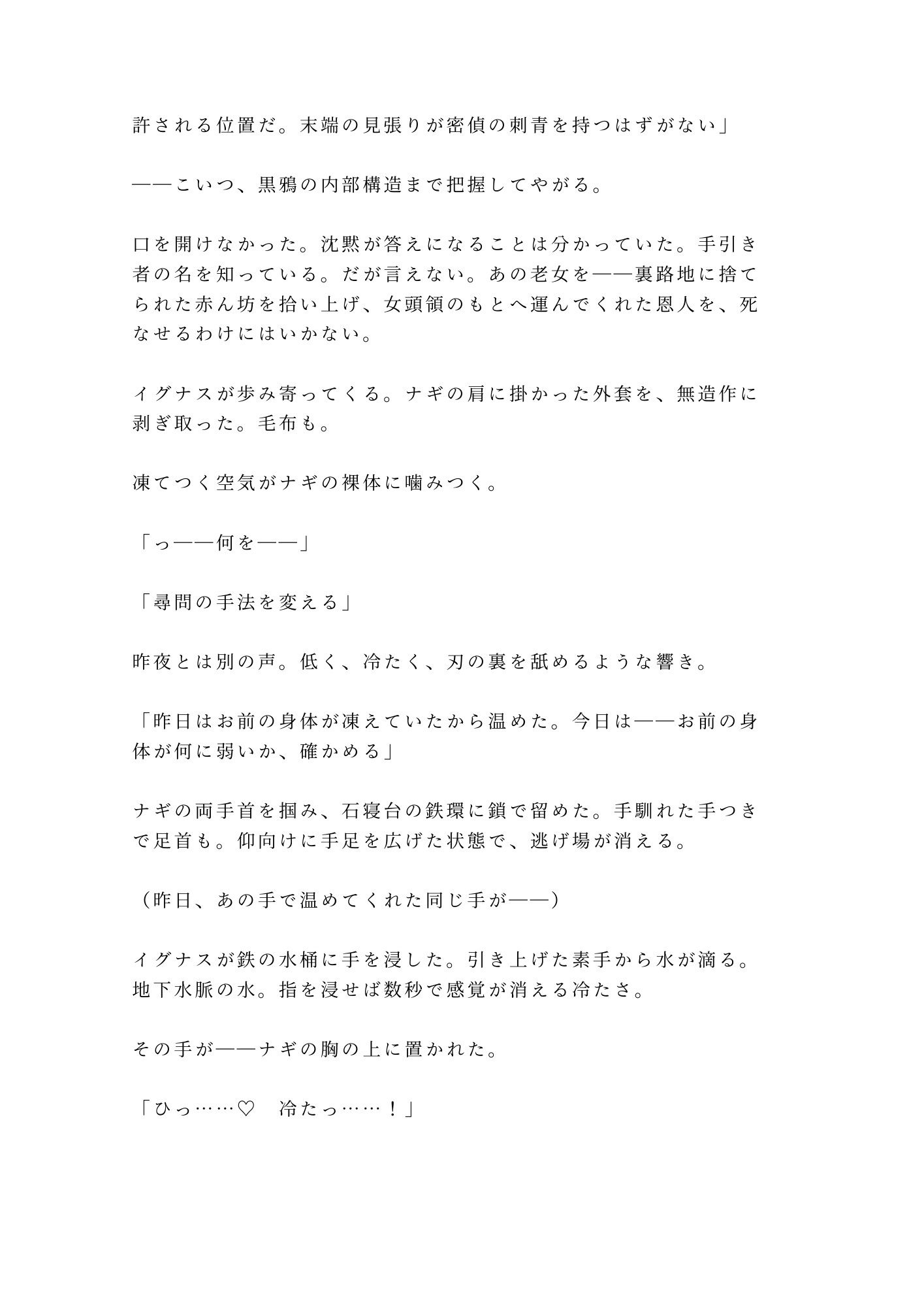 処刑台に送られるはずだったカントの盗賊が「面白い身体をしているな」と国王直属の拷問官に地下牢で尋問される話 画像10