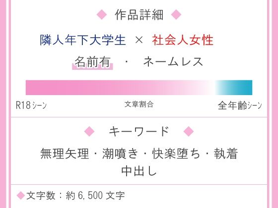 淡い恋心を抱いていた隣人のイケメン大学生がある日、帰ると家の中にいた サンプル1