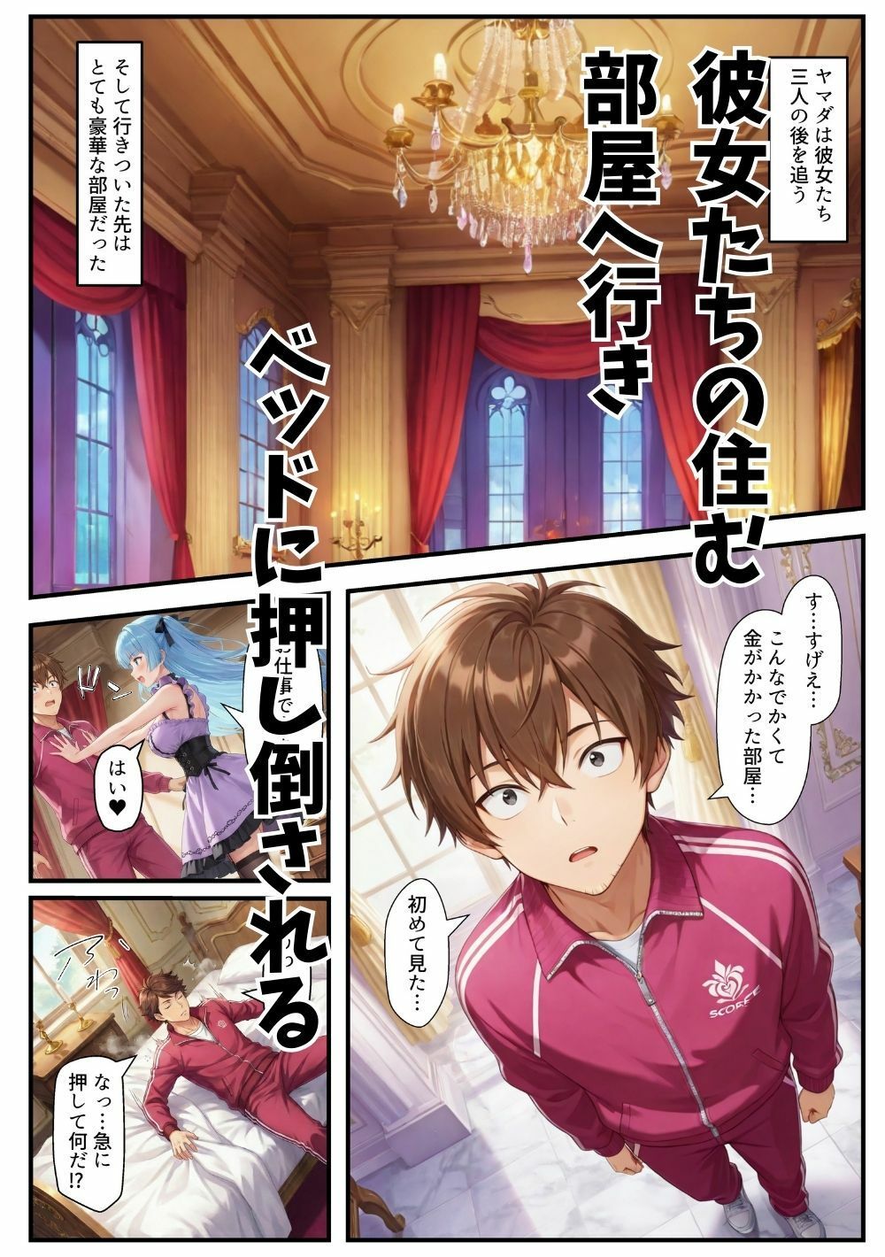 異世界転生したら束縛地雷系ゴスロリ女性に囲まれてハーレムになった話 画像5