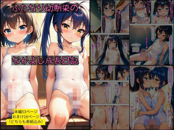 ふたなり幼馴染の、なかよし成長日記の画像