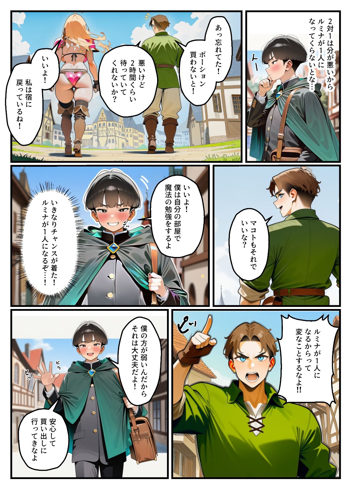 パーティメンバーのビキニアーマー生意気ギャルを魔法の力で寝取ります！【お試し版】 画像4