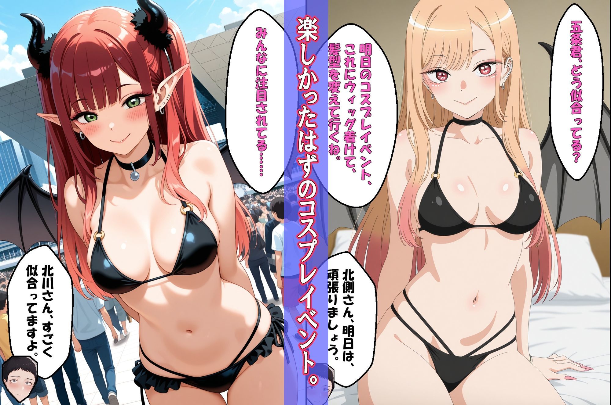 『コスプレイヤー監〇調教（喜〇川まりん）』＆『完全捕縛、魔防隊長（山〇恋 ）』2冊セット 画像1