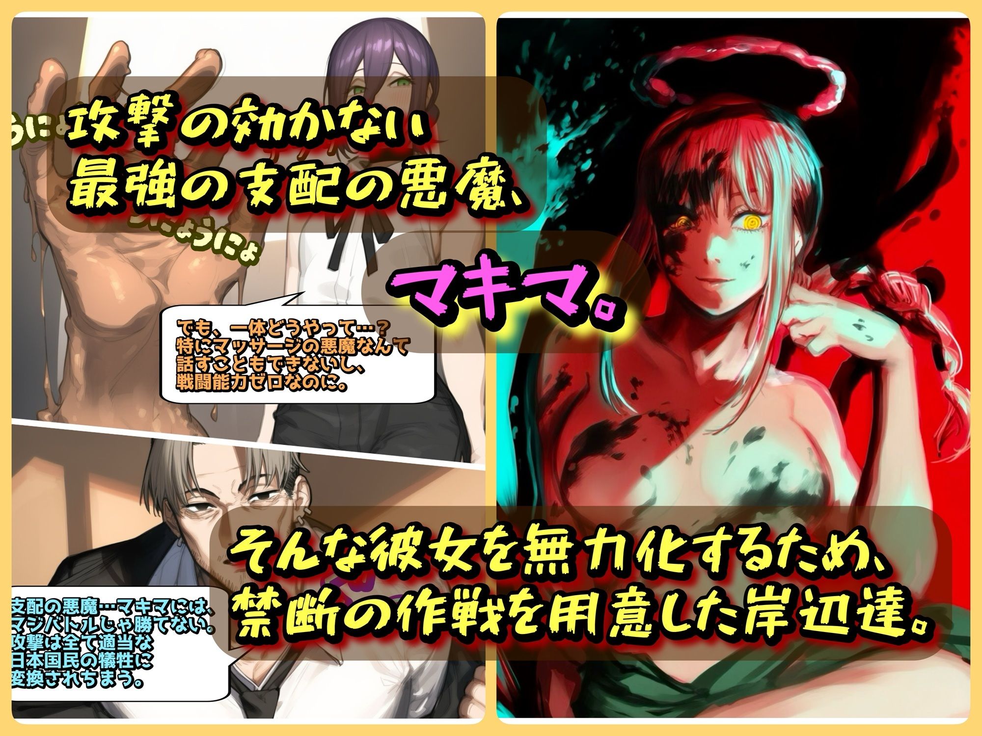 支配の悪魔の倒し方〜マキマ、くすぐりマッサージで陥落〜 画像1