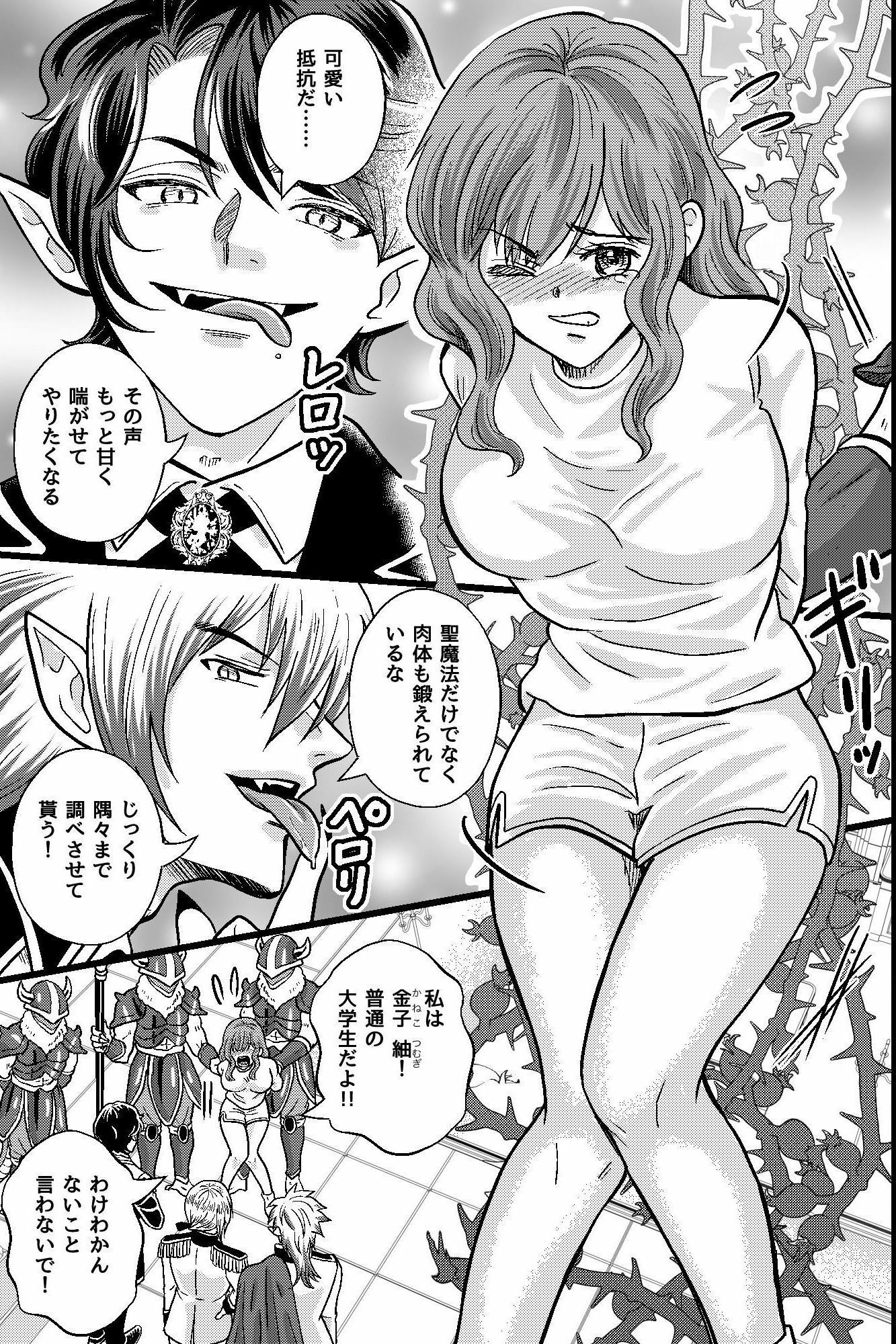 魔王城に誤召喚された聖女は、媚薬に囚われ執着の快楽で奪われる。 サンプル4