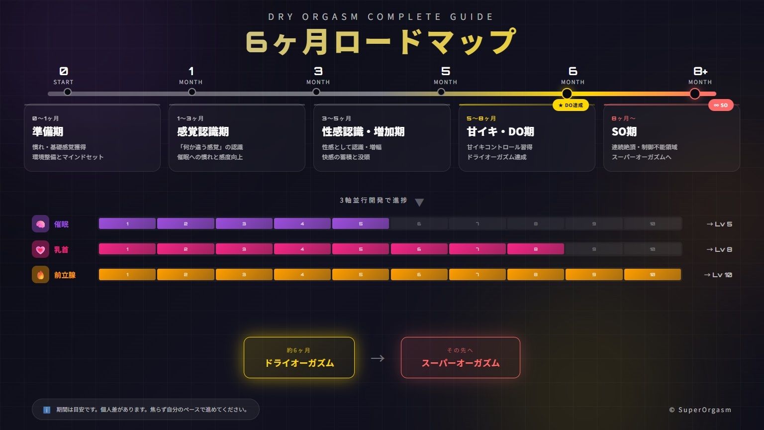 ドライオーガズム6ヶ月完全開発ガイド 催●・乳首・前立腺の3軸メソッド 画像4