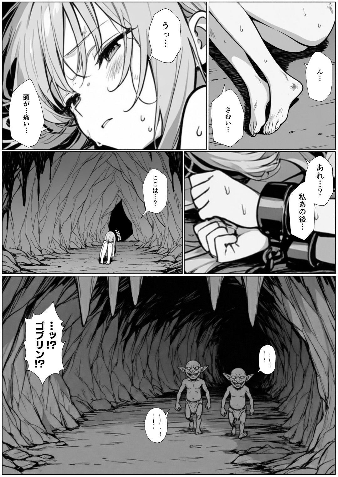 追放された魔法使いが敗北してゴブリンの肉便器にされる話