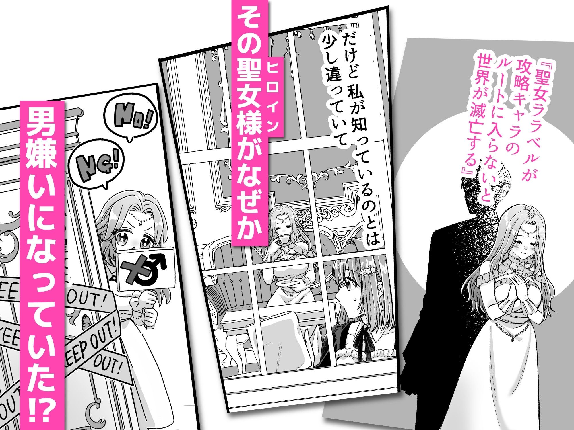 異世界転生と乙女ゲームが融合した恋愛シミュレーション作品