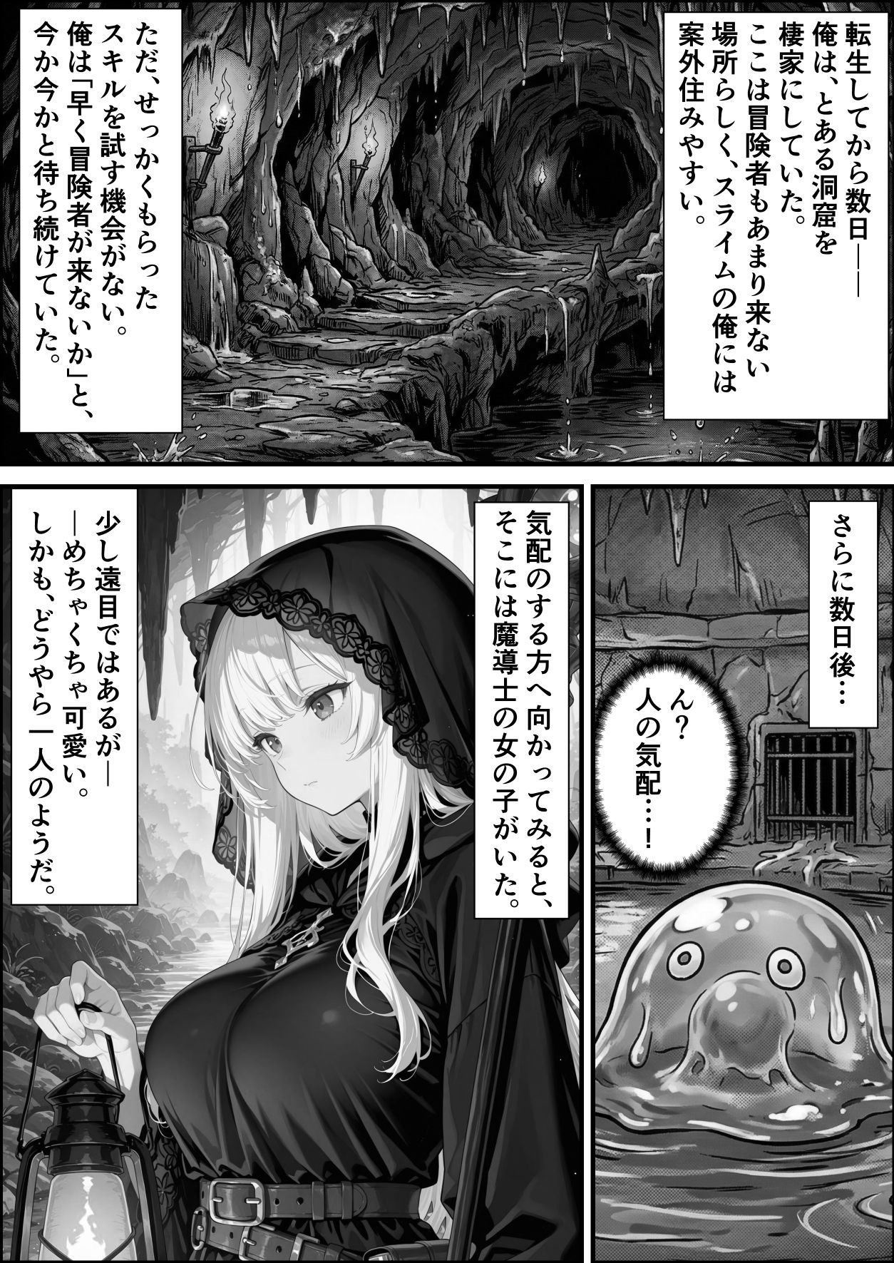 転生先がスライムだったので、憧れの痛覚遮断を身に着けて女ヒロインを犯しまくった話〜見習い魔導士編〜 画像2