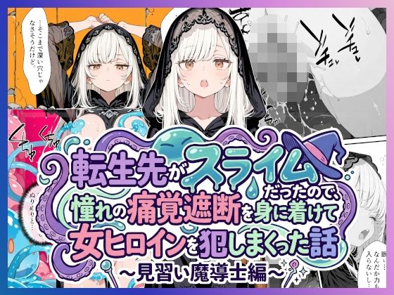 転生先がスライムだったので、憧れの痛覚遮断を身に着けて女ヒロインを犯しまくった話〜見習い魔導士編〜の画像