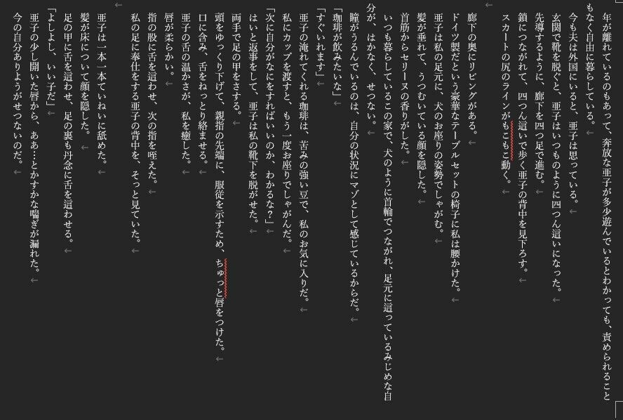 亜子  調教師エル サンプル2