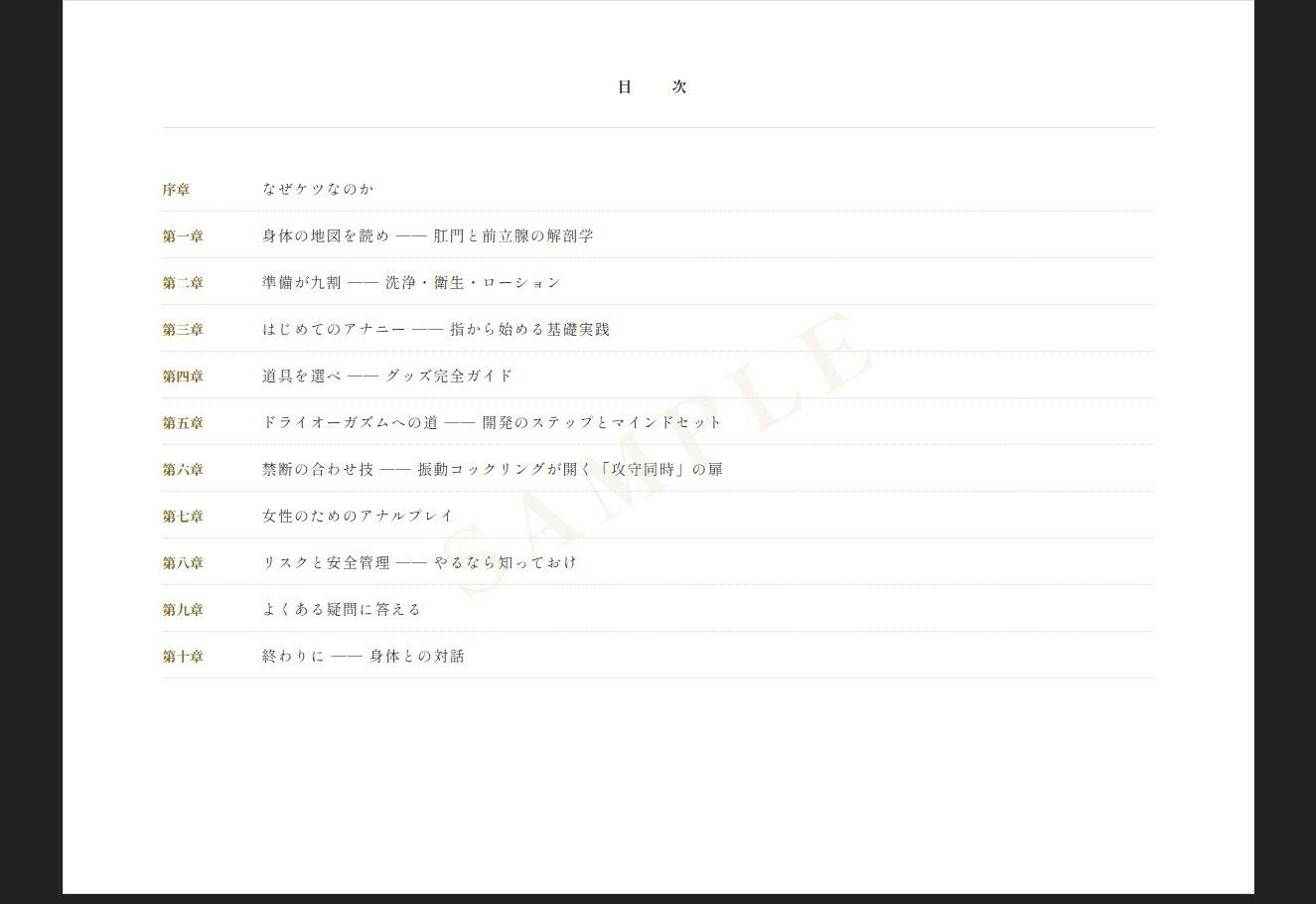 アナルオナニー最強大全 画像1