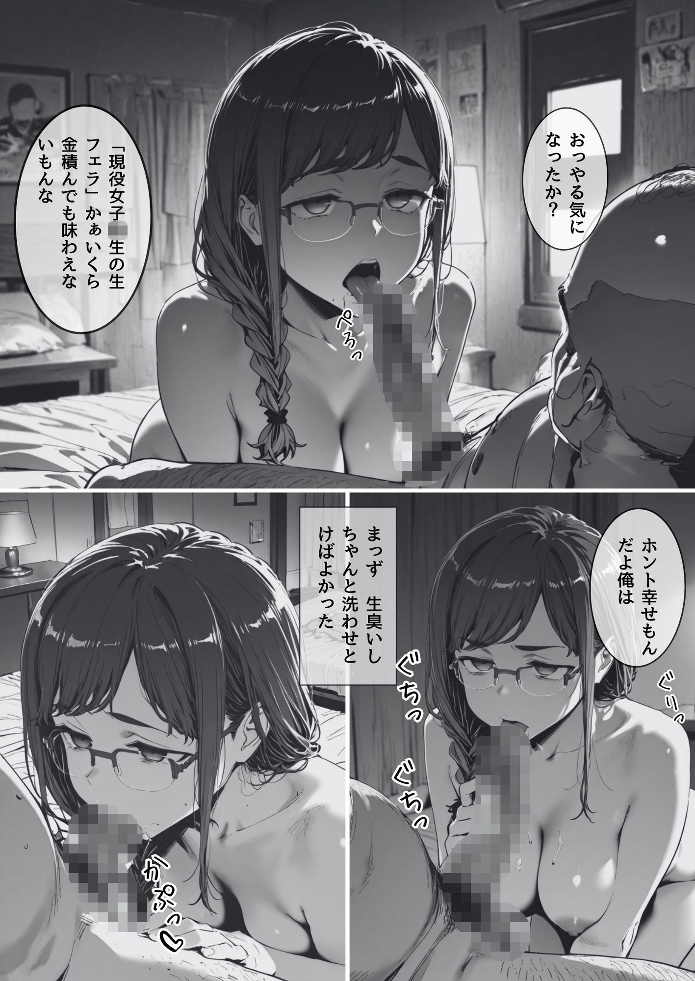 月曜日のた〇わ 裏アカJKが弱みを握られてラブホに連泊で生セックス&お薬漬けにされる話 画像4