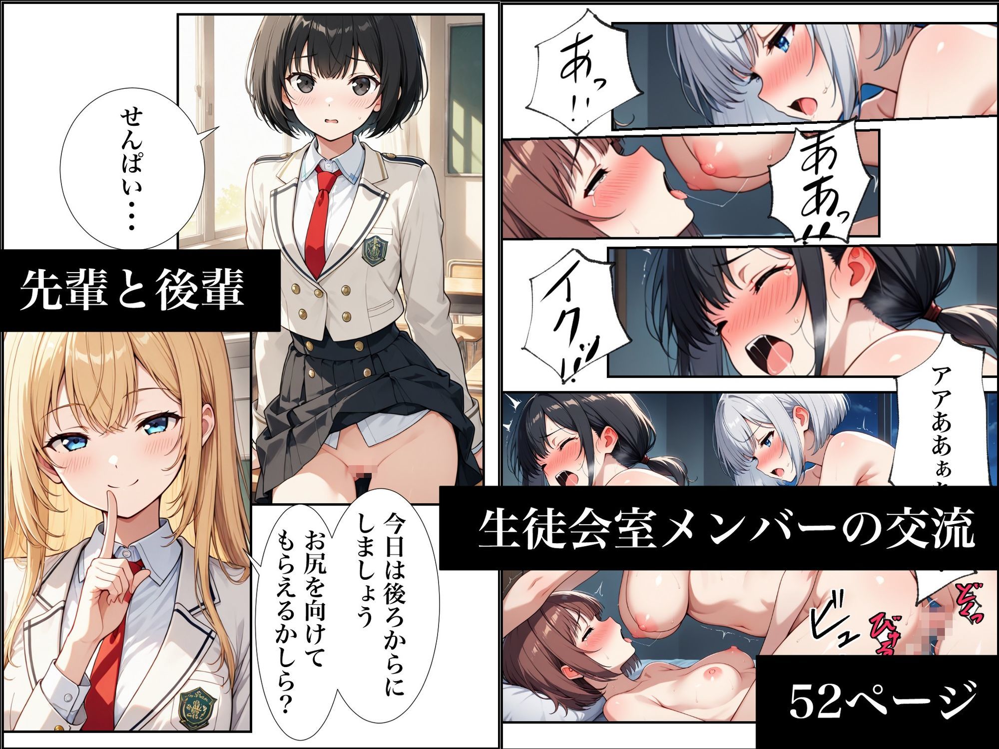 男のいない世界のフタナリとなった女の子たちの日常〜コミック52P＋CG集448P〜 画像3