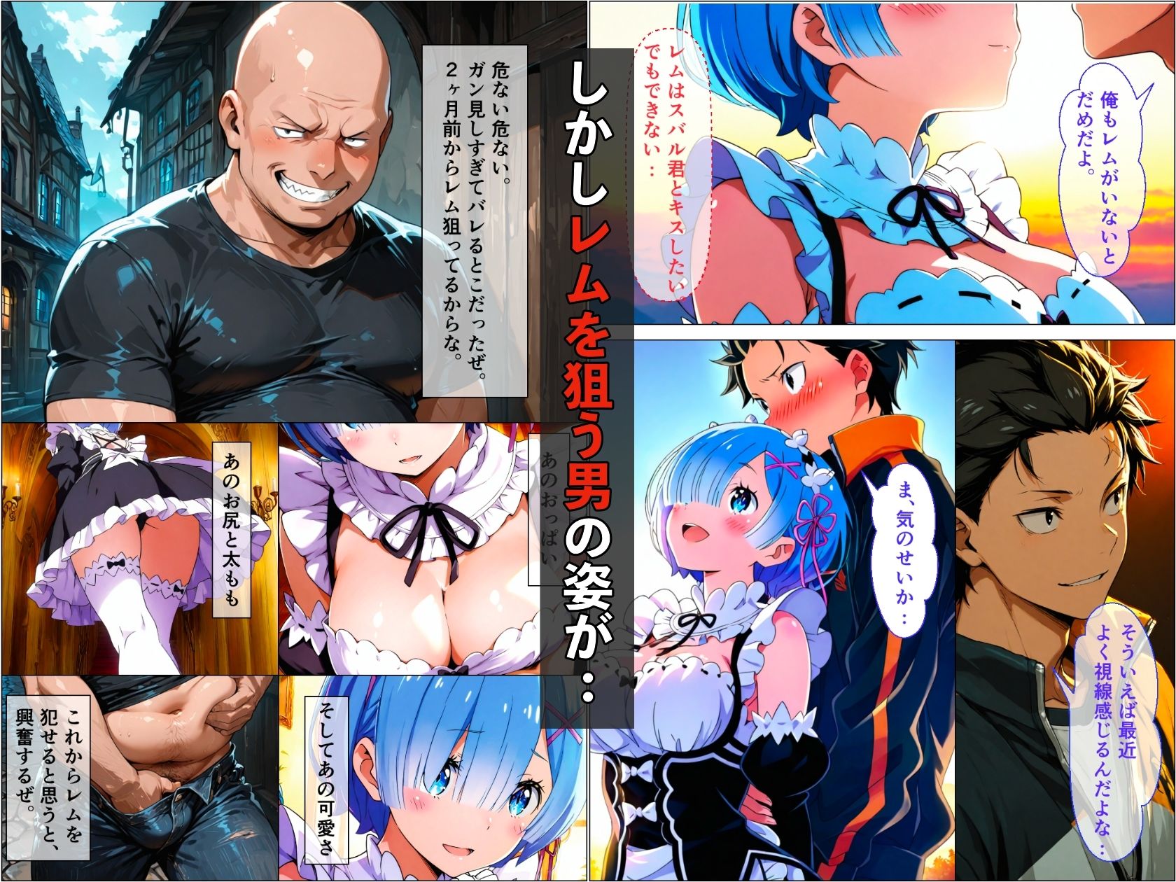 一途なレムがキモ男に弱みを握られて調教されて寝取られる話 画像2