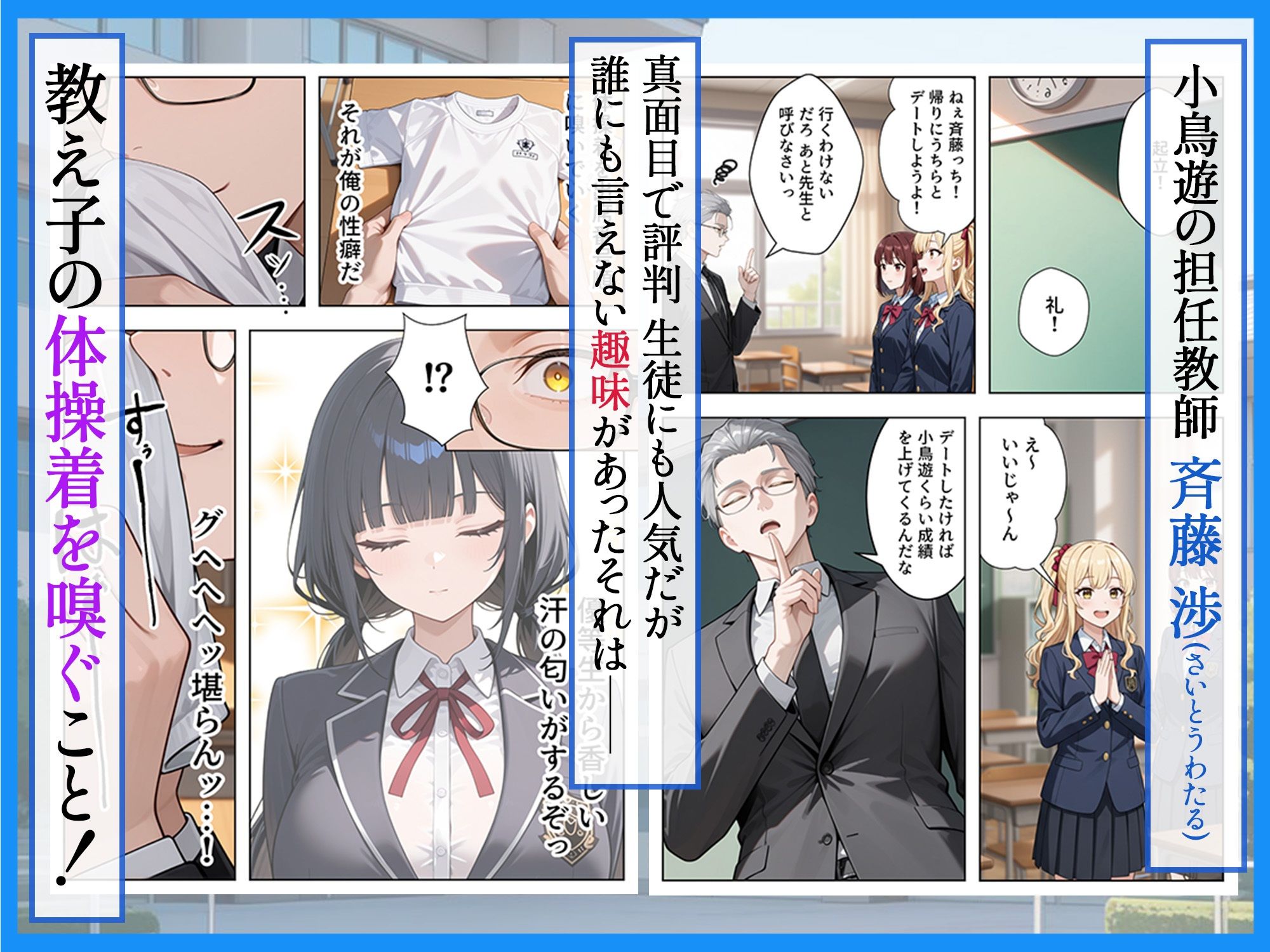 優等生の裏の顔 大好きな先生の弱味を握って寸止めの果てに中出しさせる話2