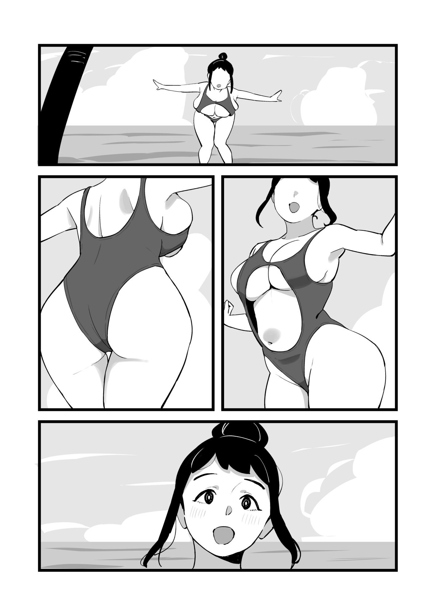 水着でエッチする話 画像1