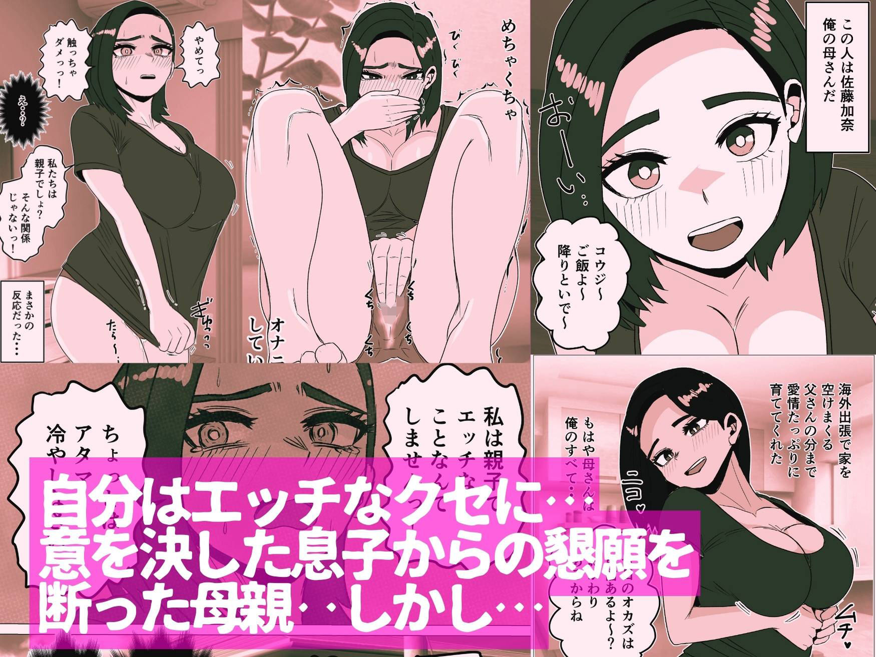 息子からのエッチの誘いを断って悩む母親の話 画像2