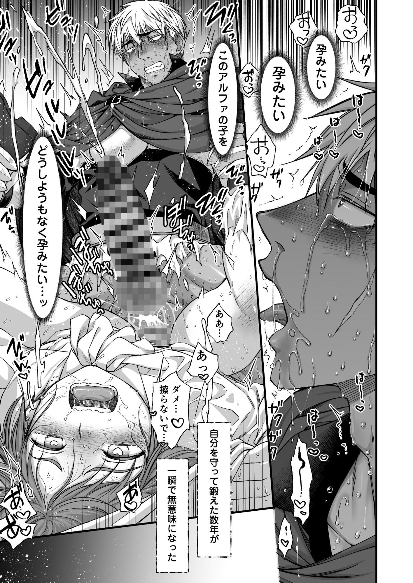 オメガとアルファの運命と激情に満ちた戦士たちの物語