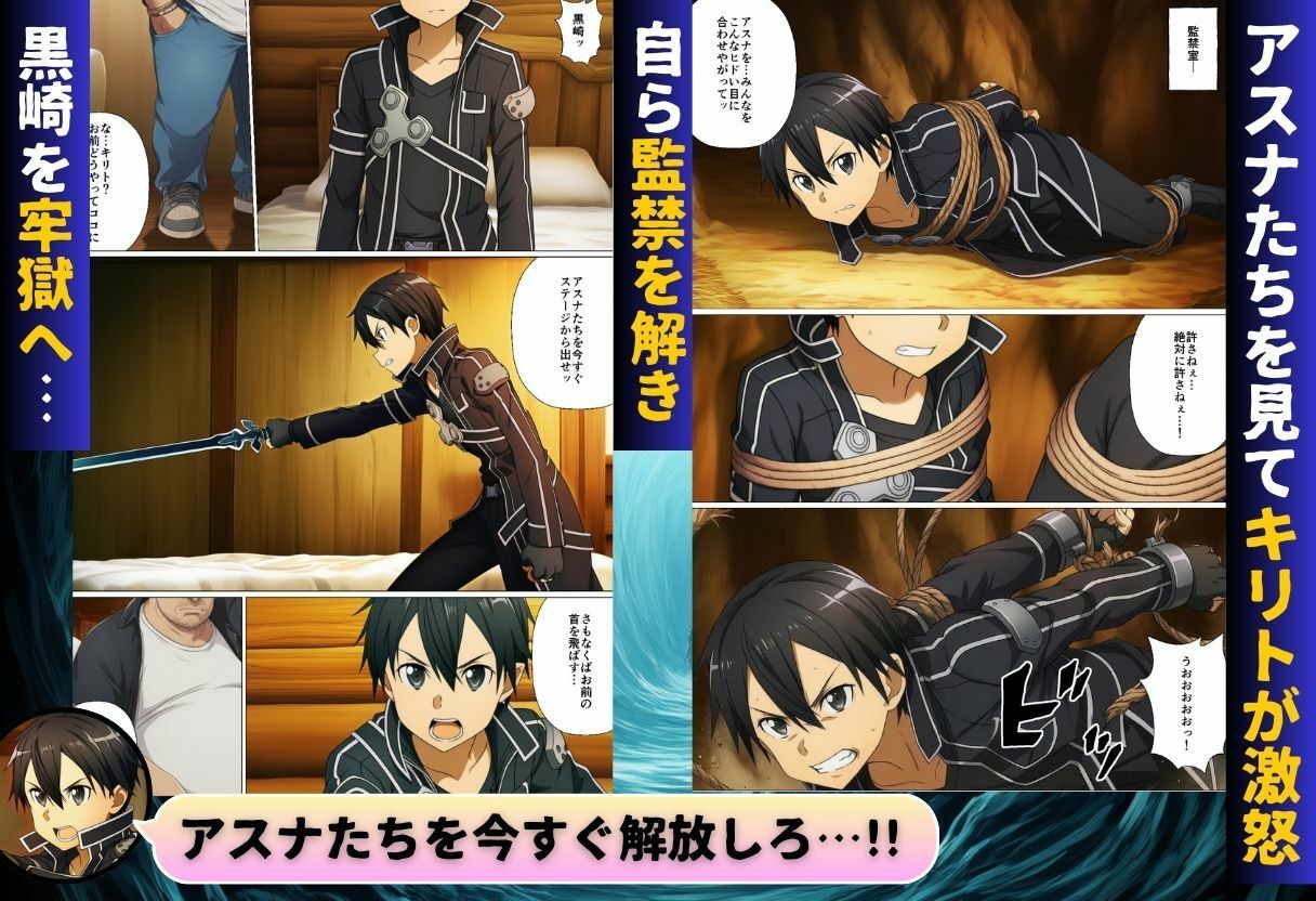 コスプレアート・オンライン〜キリトを人質に取られ全員寝取られ堕ちた件〜 画像8