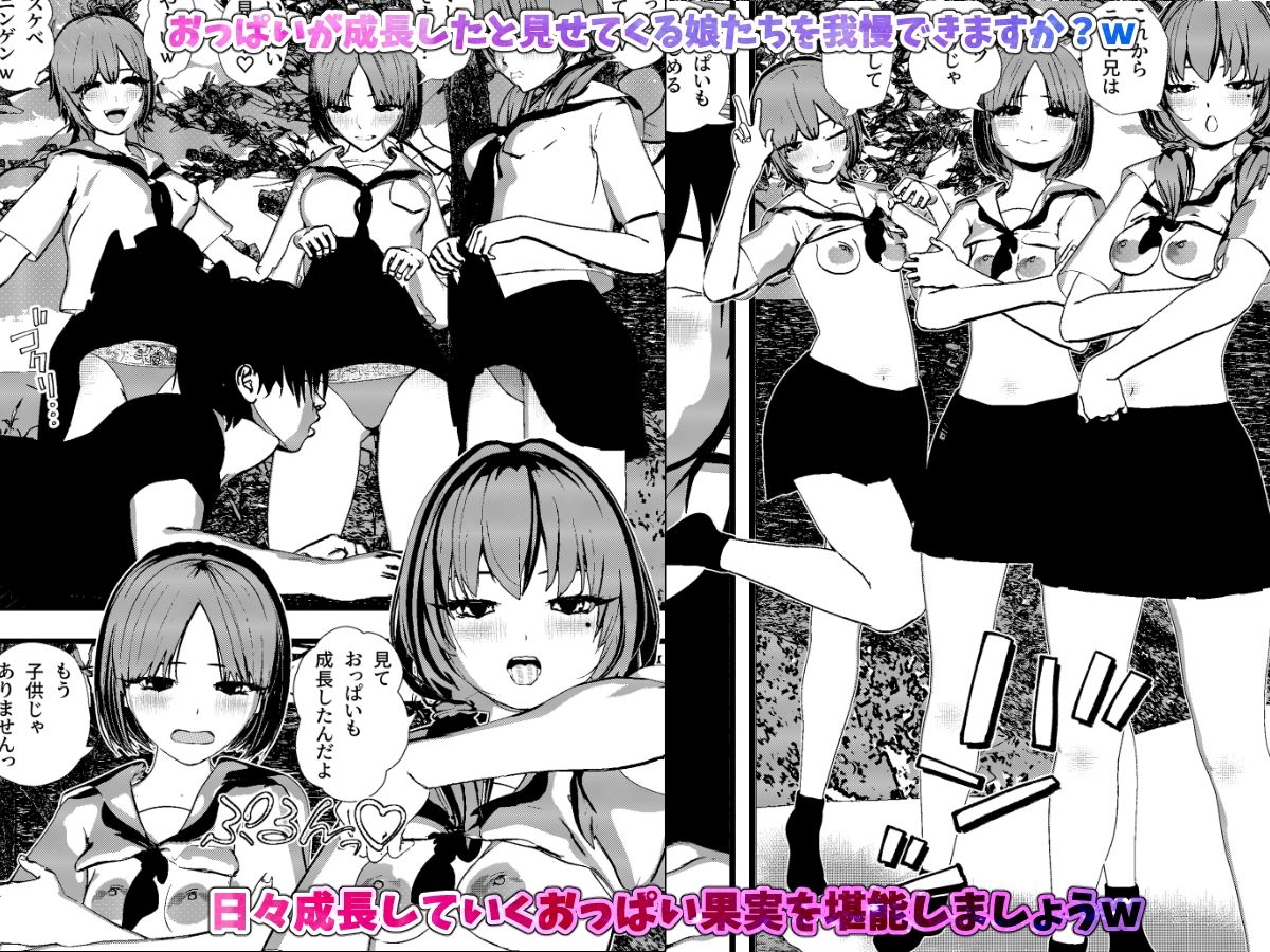 田舎町の3姉妹と主人公が繰り広げるハーレムSEXの3DCG作品