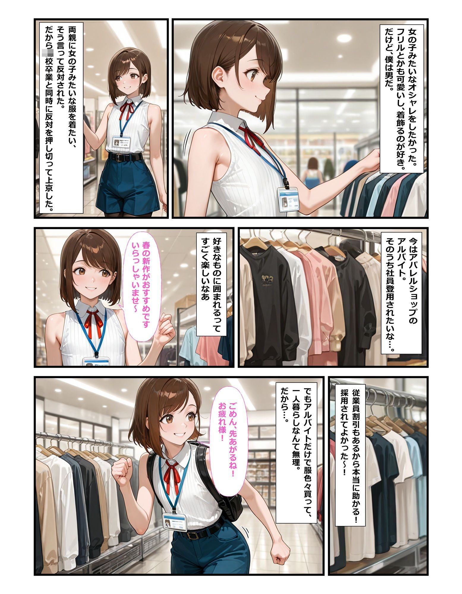 オシャレ男の娘ニューハーフ肉便器に堕ちる 画像1