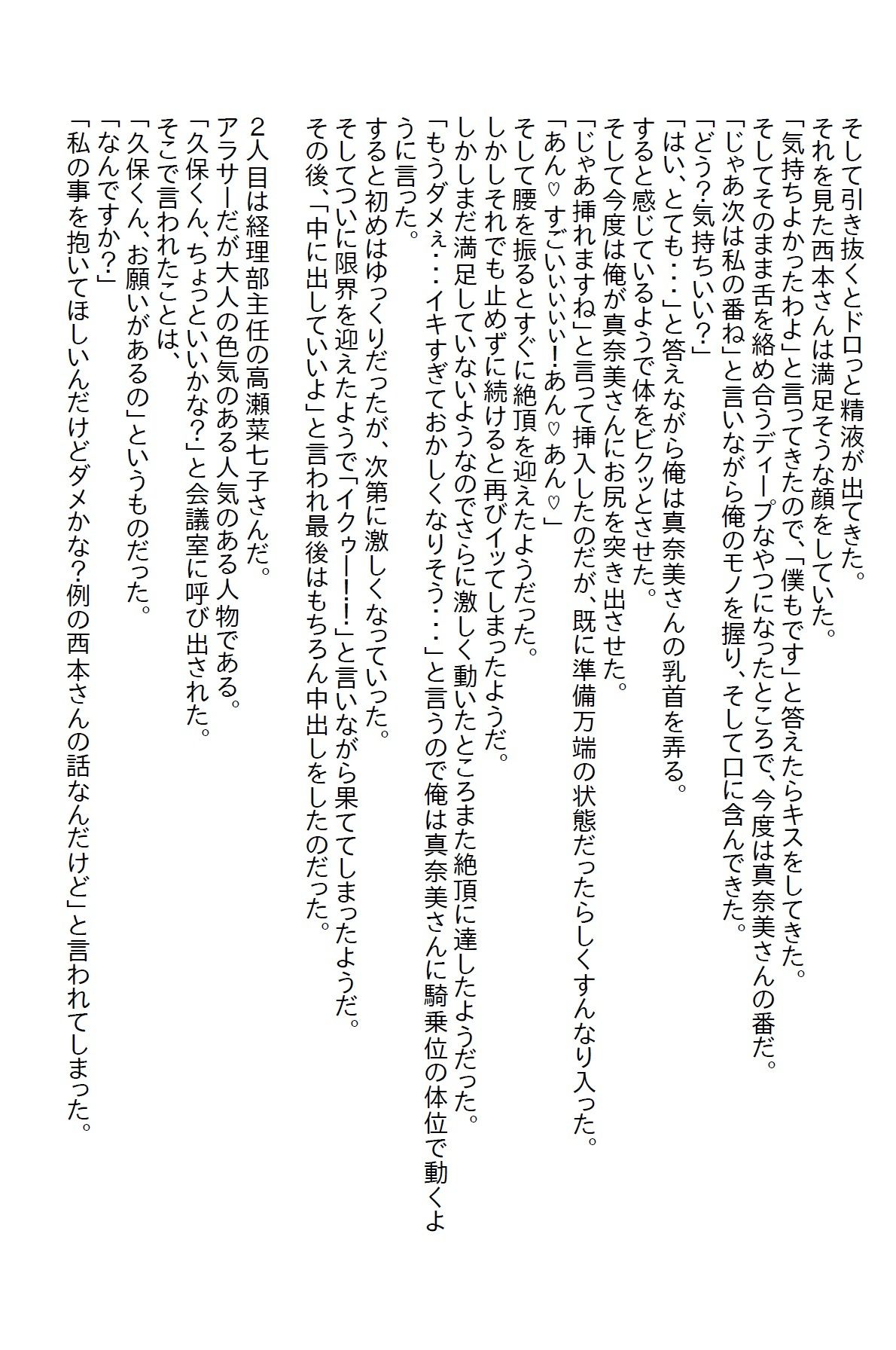 【えっちノベル】会社の女子社員の性奴●になったが、全員返り討ちにしてあげた  〜義妹がエロ過ぎて泣いた番外編〜 画像2