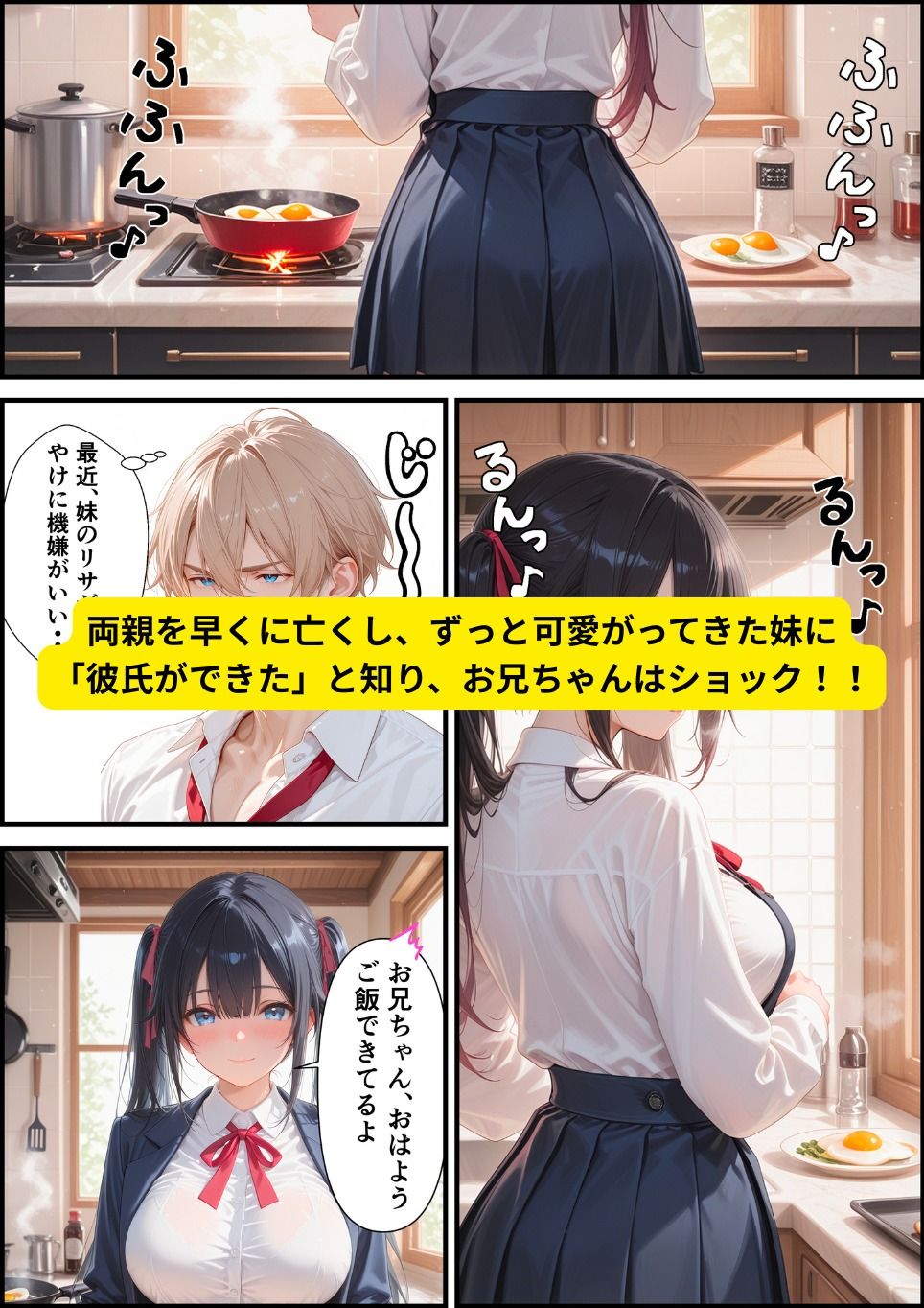 お兄ちゃんの嫉妬えっち 画像1