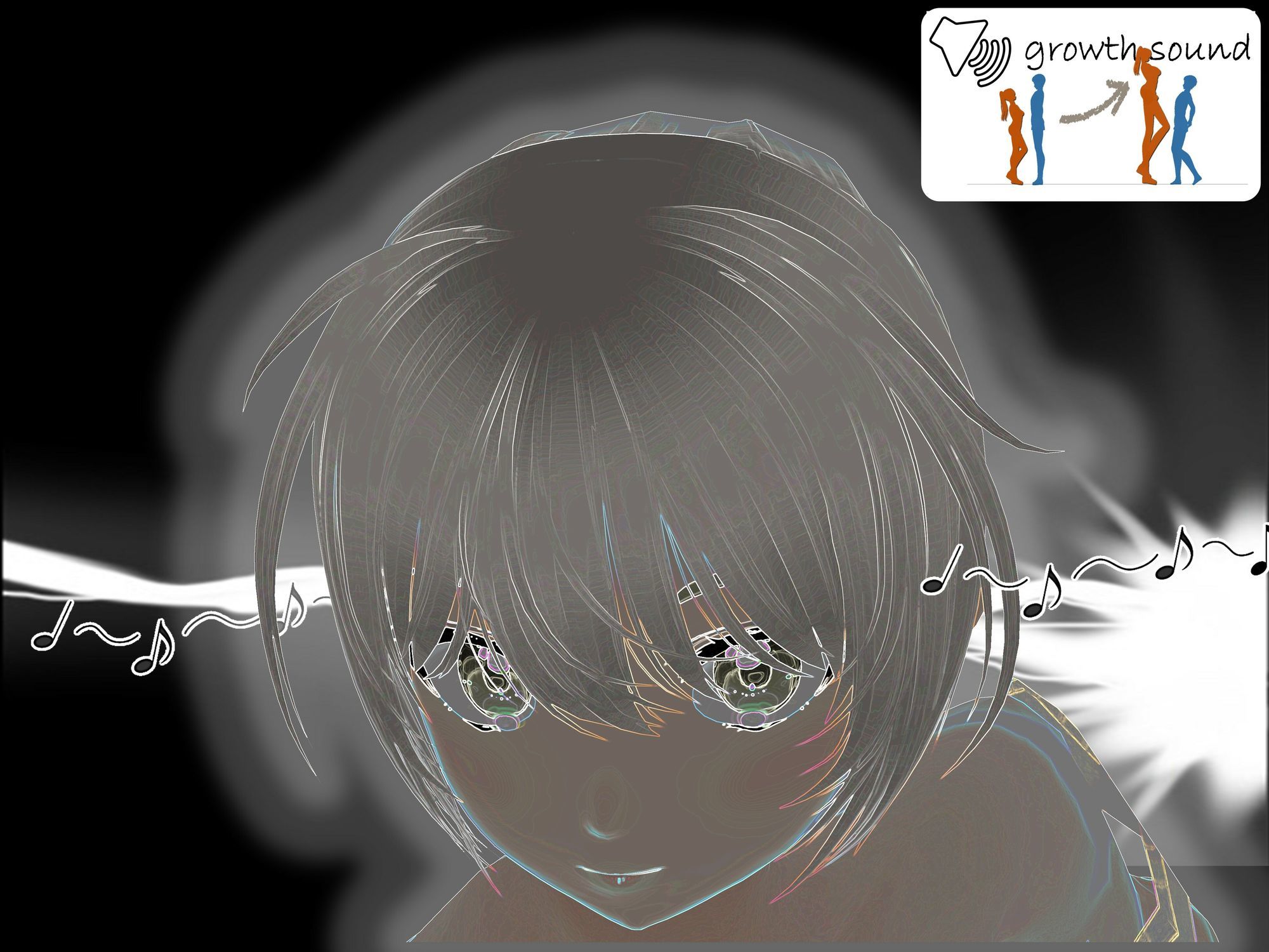 女子だけデカく 男子を追い抜く 成長音〜測定バー編〜 サンプル2