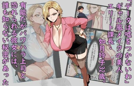 メス堕ち飼育・ギャルパワハラ課長如月玲子32歳、社畜調教で共有奴●になる 画像1