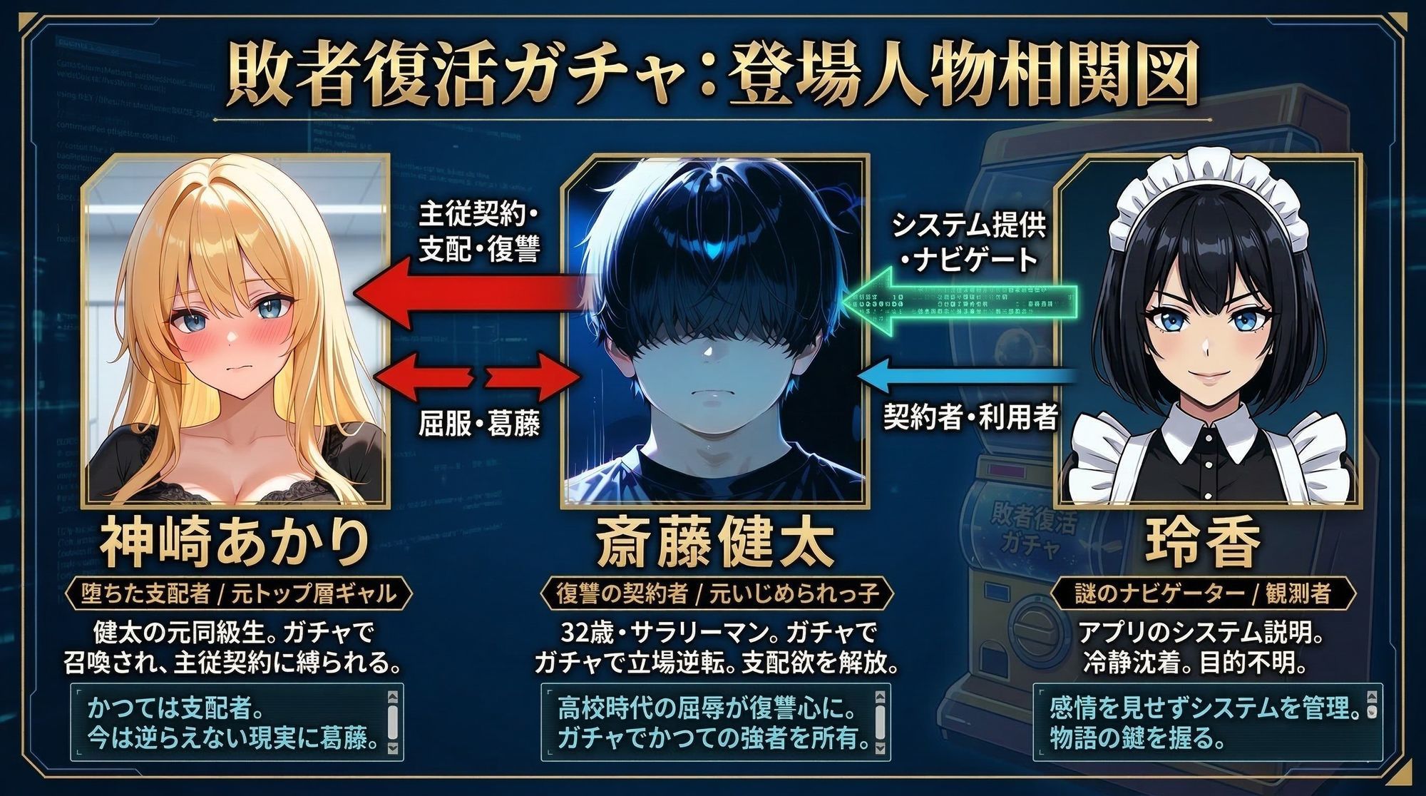 敗者復活ガチャ 〜立場逆転の復讐ハーレム〜 画像1