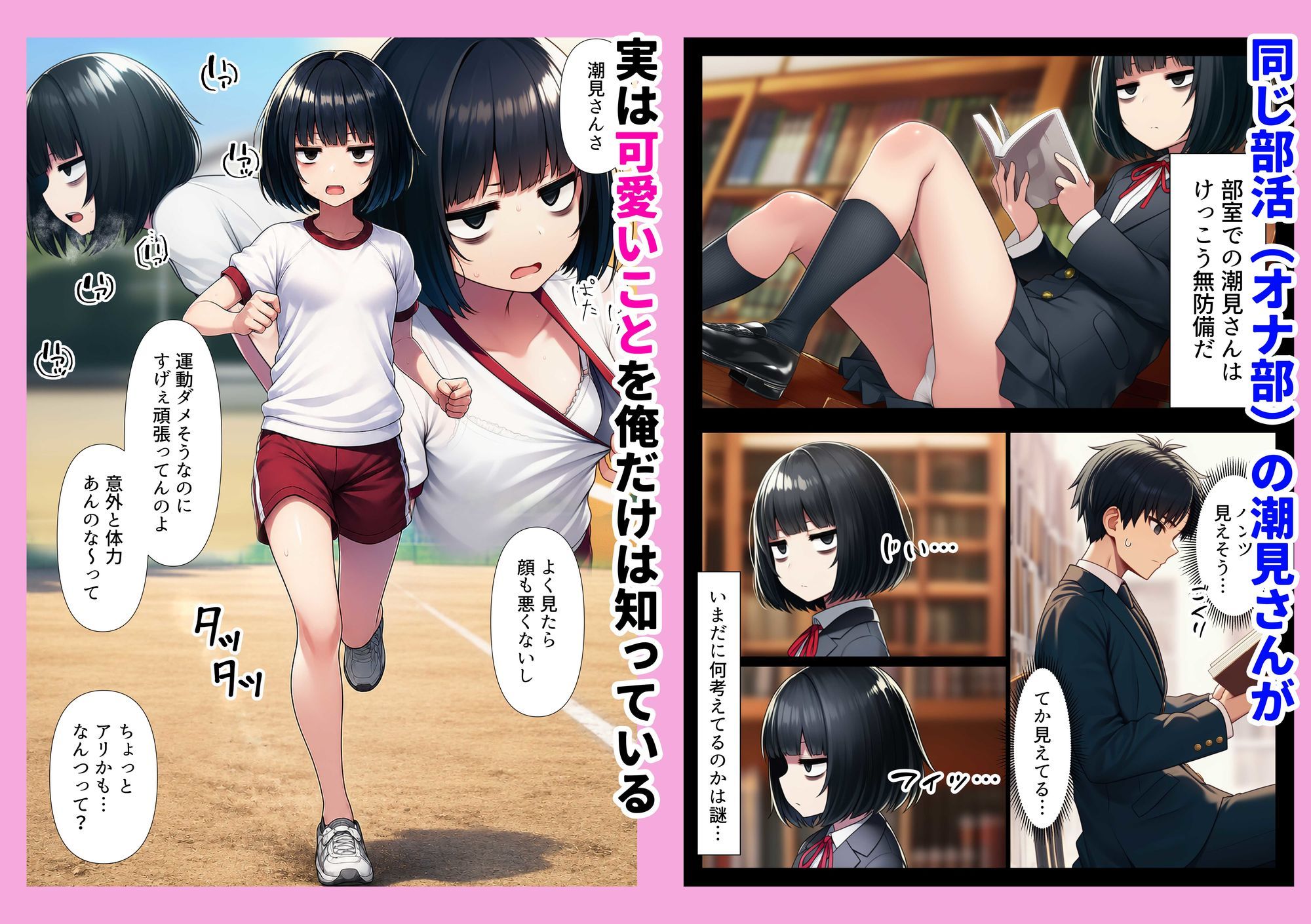 オナ部の地味子が一人でシていたので口止めセックスしたら秘密のセフレになった話 サンプル1