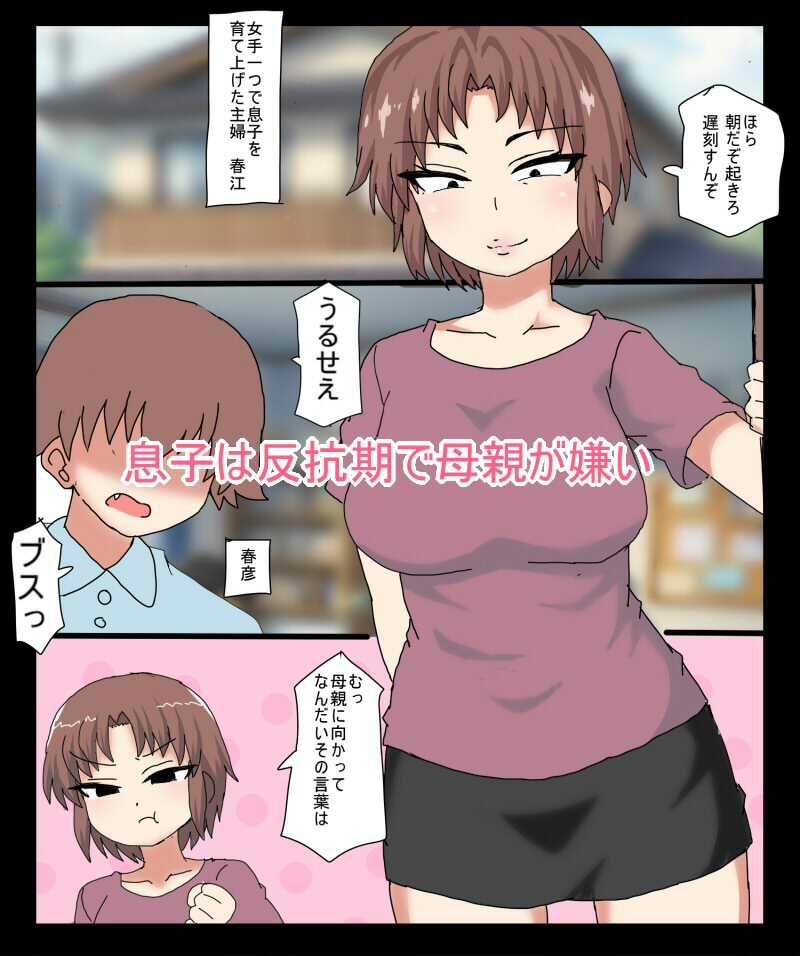 反抗期の息子が 働いてる熟女壁穴ヘルスにきちゃったので バレないように息子チンポを抜 画像1