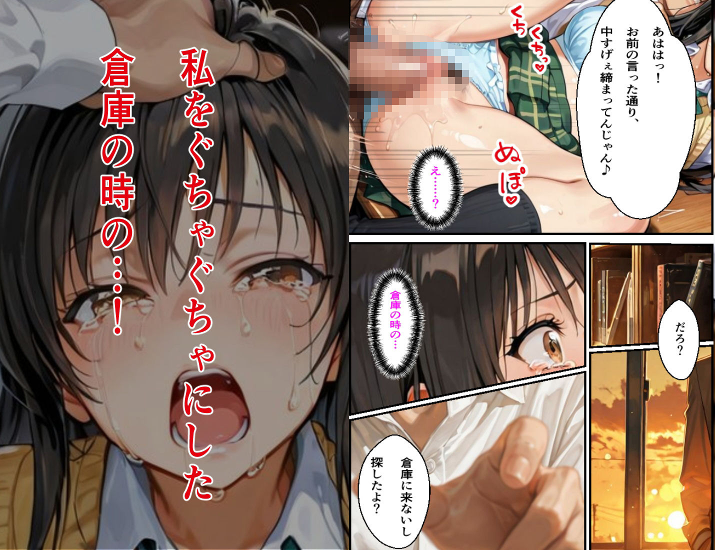 放課後の古手〇唯の悲劇 2【図書室編】ー消せない過去と動画の鎖 | 同人データベース