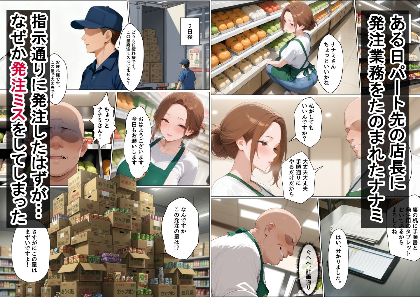 レスなパートの人妻が店長のデカチン中出しセックスにハマった話 画像2