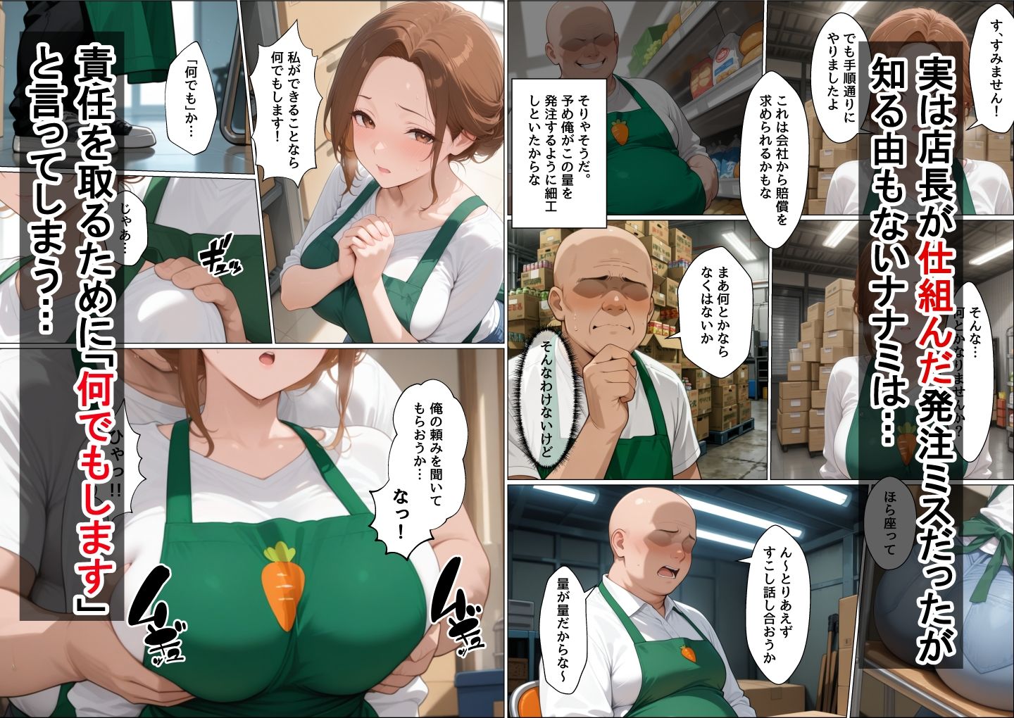 レスなパートの人妻が店長のデカチン中出しセックスにハマった話 画像3